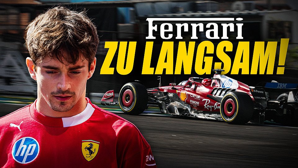 Bildmontage Charles Leclerc über das Sprint Qualifying
