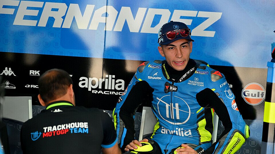 Raul Fernandez in der Trackhouse Box Raul Fernandez in der Trackhouse Box