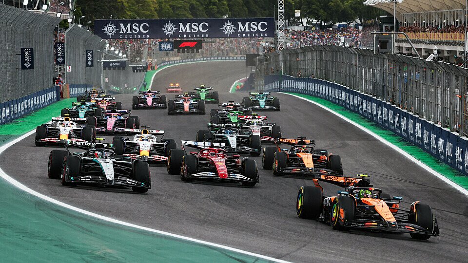 Der Start im Rennen von Brasilien
