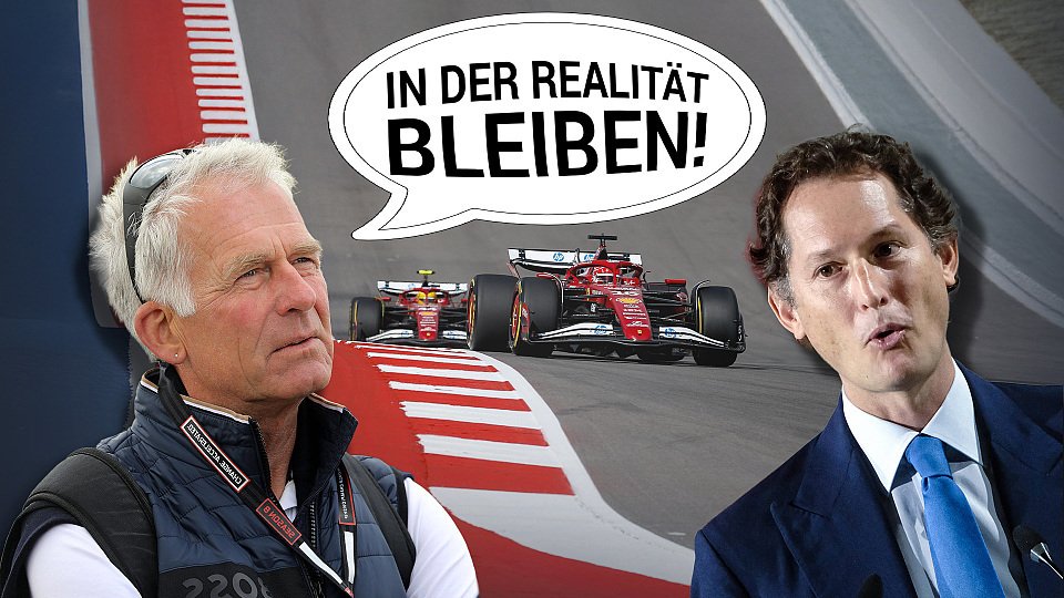 Christian Danner, John Elkann, Ferrari