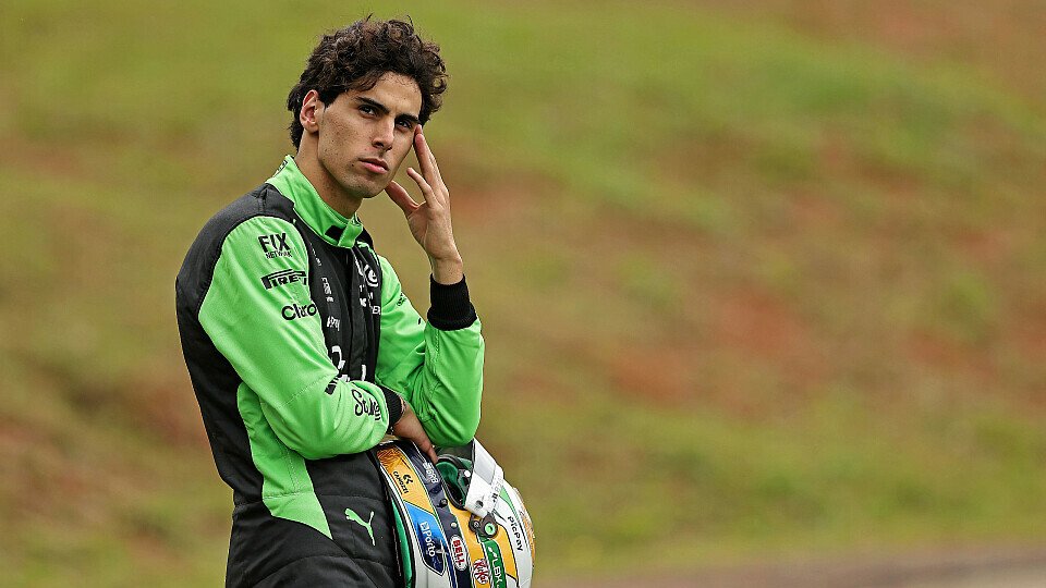 Gabriel Bortoleto nach seinem Ausfall in Brasilien im Rennen