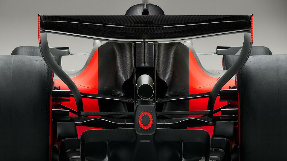 Ein Render der noch sponsorlosen Lackierung des R26, des Konzepts von Audi für den Formel-1-Einstieg