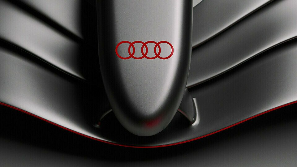 Ein Render der noch sponsorlosen Lackierung des R26, des Konzepts von Audi für den Formel-1-Einstieg