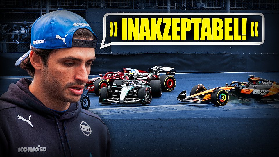 Bildmontage Carlos Sainz Kritik an Stewards Bildmontage Carlos Sainz Kritik an Stewards