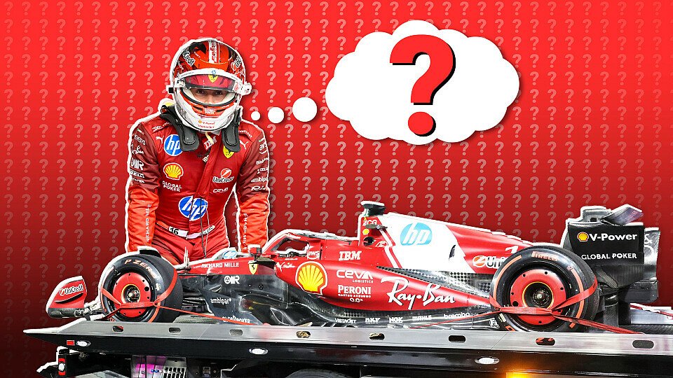 Verwirrung bei Charles Leclerc