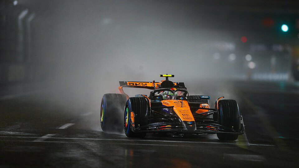 Lando Norris am Samstag bei der Formel 1 in Las Vegas
