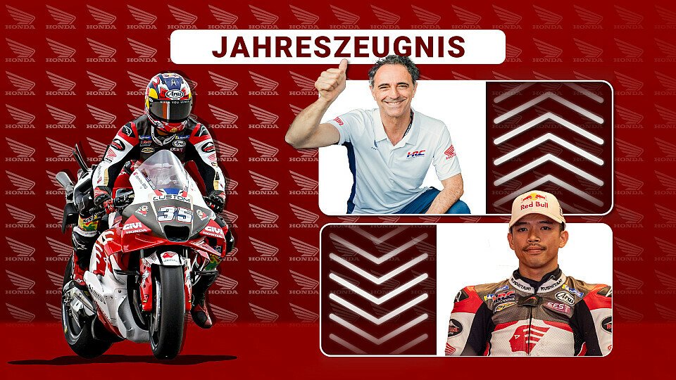 Bildmontage Jahreszeugnis Honda