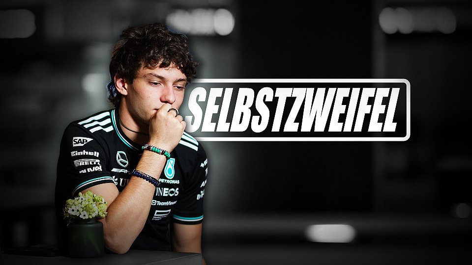 Bildmontage Kimi Antonelli Selbstzweifel Bildmontage Kimi Antonelli Selbstzweifel