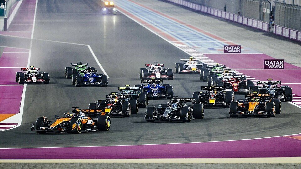 Der Start beim Formel-1-Sprint in Katar
Der Start beim Formel-1-Sprint in Katar