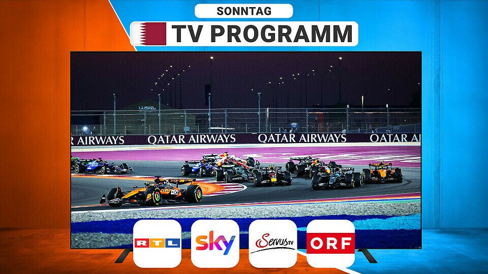 TV Programm zum Formel 1 Rennen in Katar