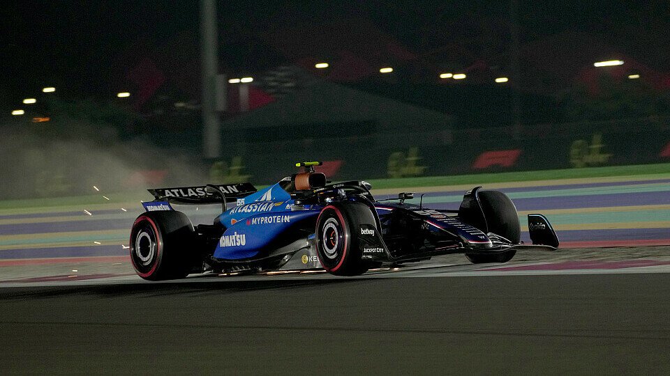 Carlos Sainz am Samstag bei der Formel 1 in Katar

