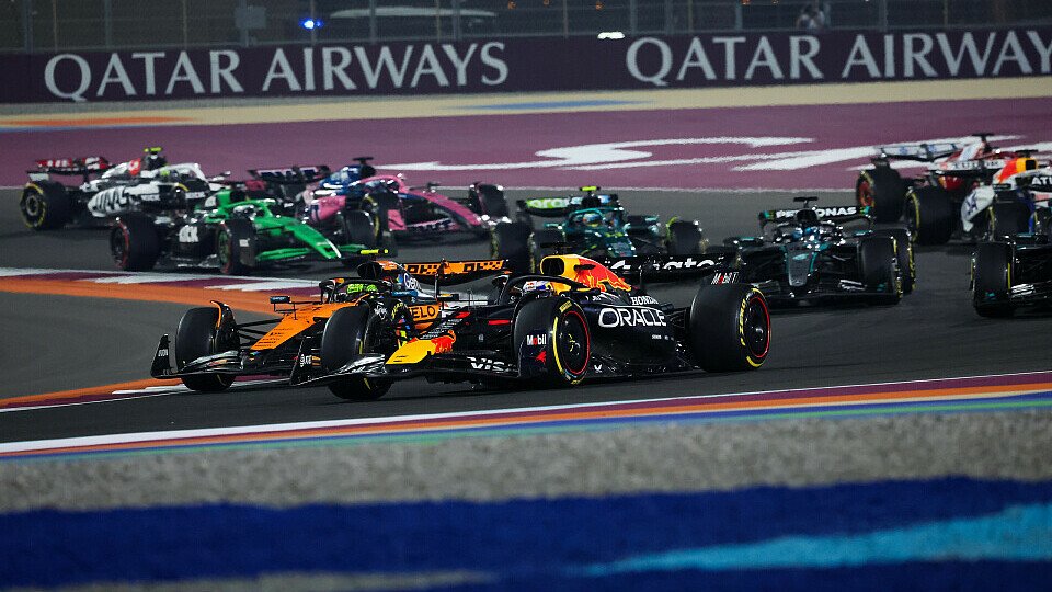 Max Verstappen am Sonntag bei der Formel 1 in Katar
