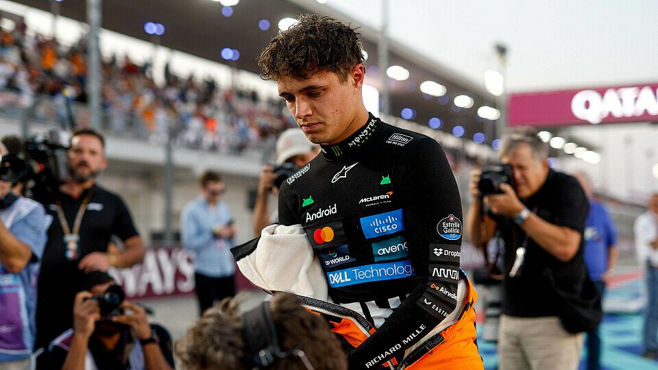 Lando Norris am Sonntag bei der Formel 1 in Katar
