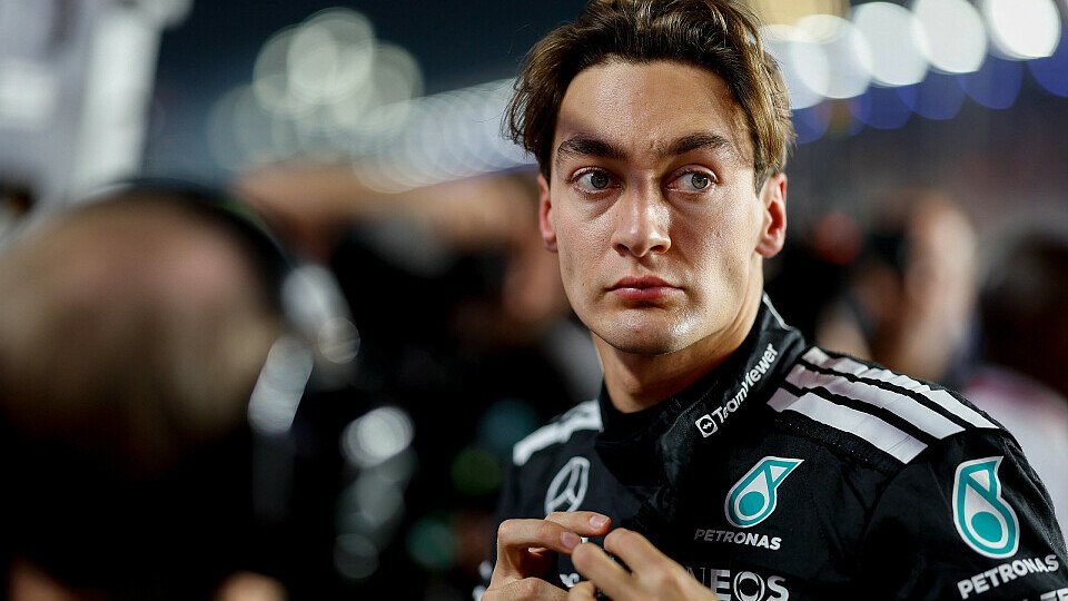 George Russell verpatzte seinen Start in Katar und verliert vier Plätze im Feld.