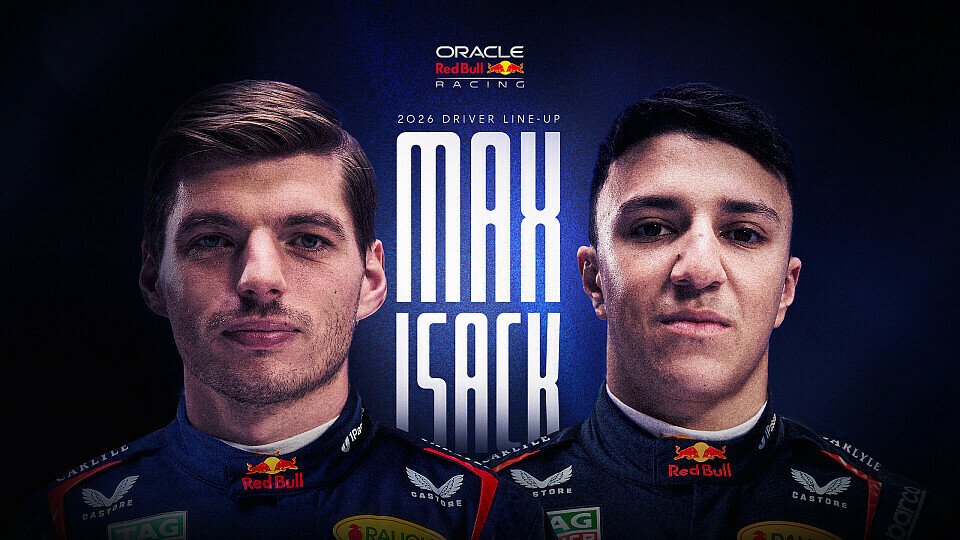 Max Verstappen und Isack Hadjar sind das neue Gespann für 2026