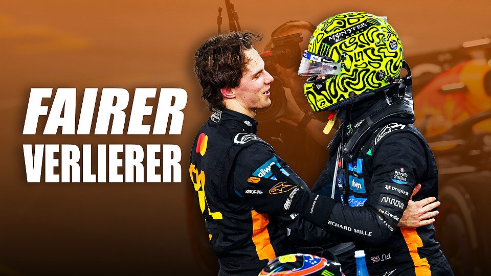 Bildmontage Oscar Piastri fairer Verlierer