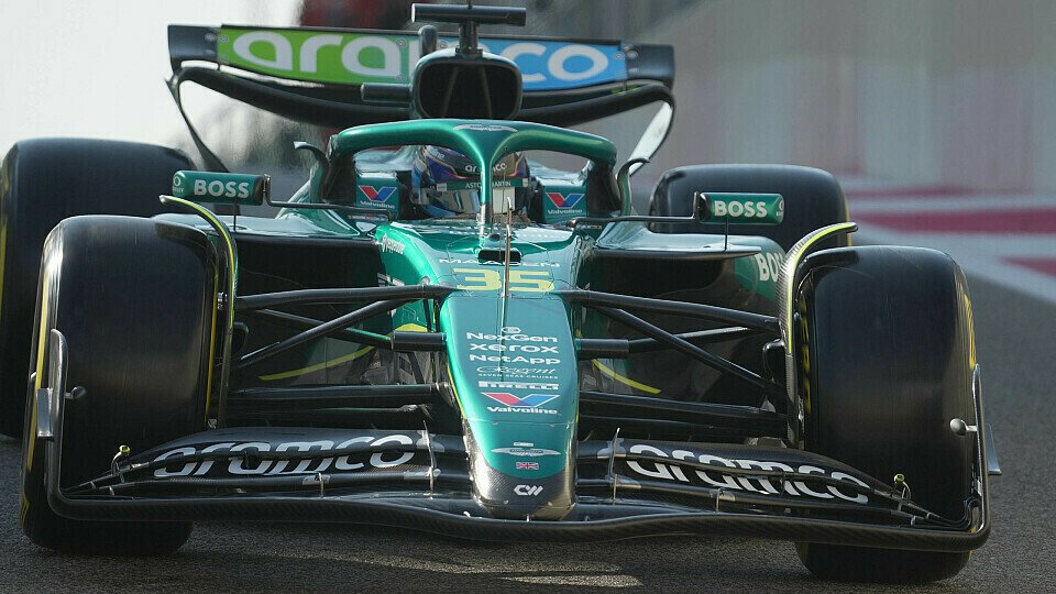 Jak Crawford (Aston Martin) beim Formel-1-Test 2025 in Abu Dhabi