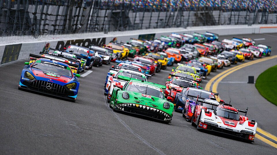 Startaufstellung zu den 24h Daytona Startaufstellung zu den 24h Daytona