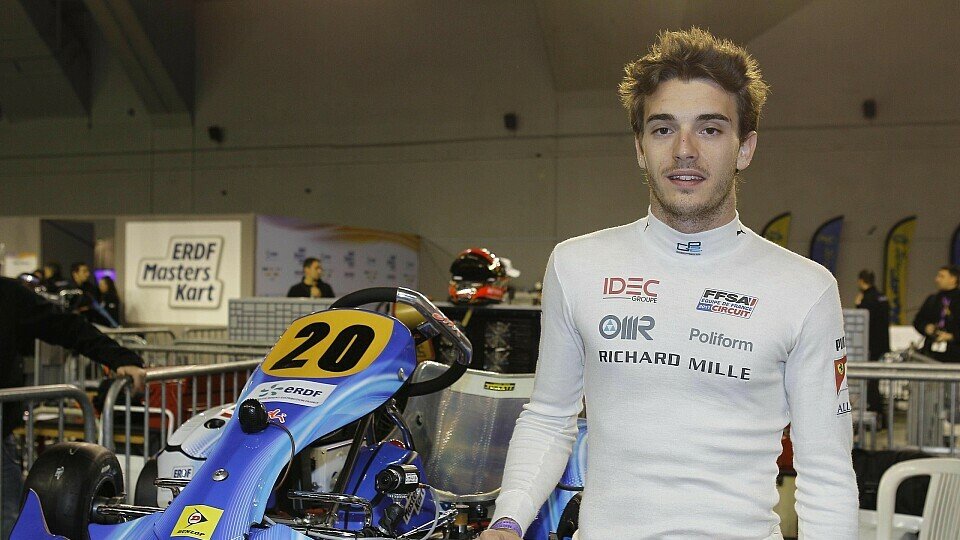 Jules Bianchi im Jahr 2011 beim ERDF Masters Kart-Rennen