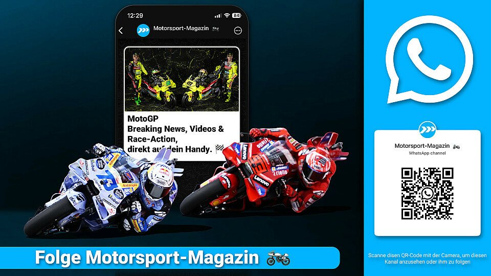 Folge unserem MotoGP Kanal auf WhatsApp!