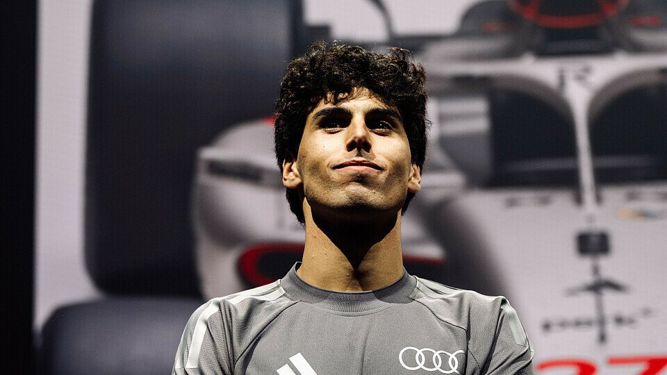 Gabriel Bortoleto beim Audi-Launch in Berlin