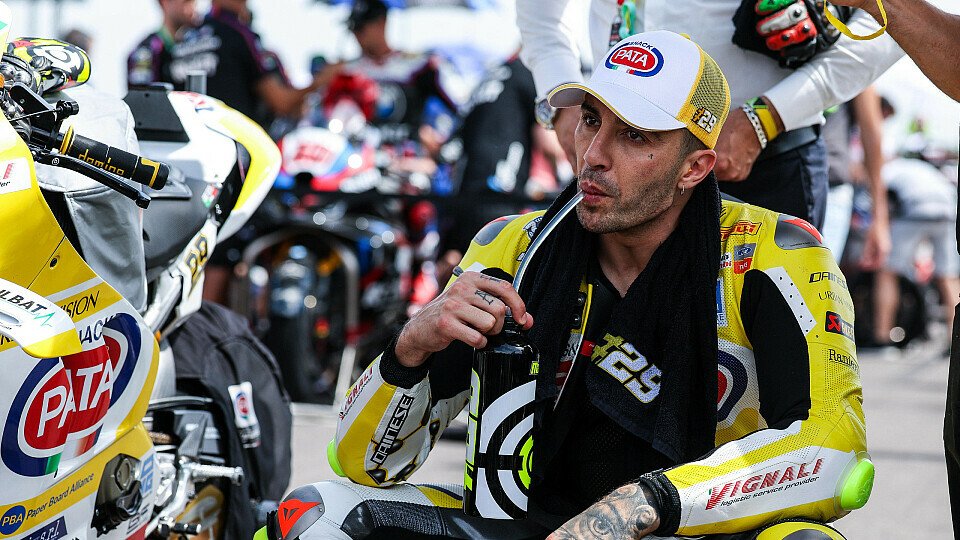 Andrea Iannone in der Startaufstellung