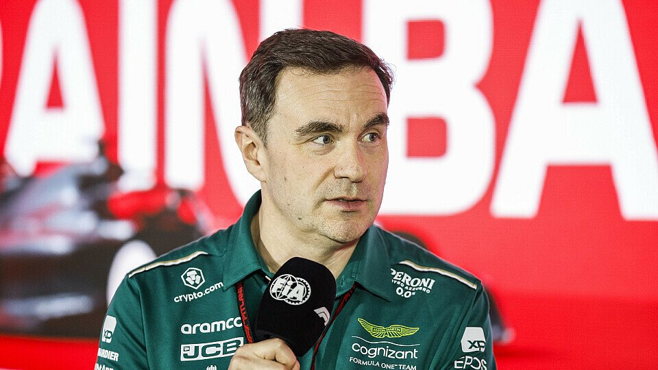 Dan Fallows (Aston Martin) in der Pressekonferenz vor dem Bahrain-GP 2023