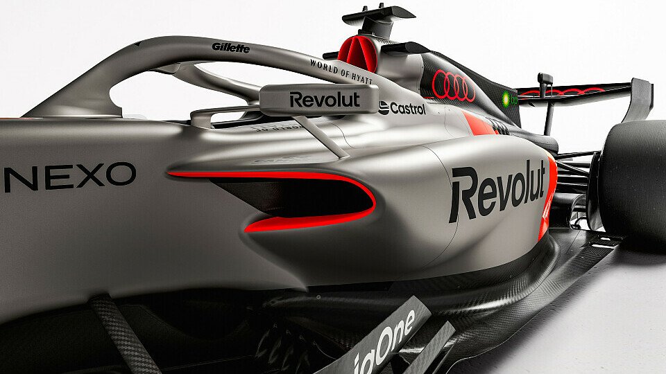 Studiobild des Audi R26 für die Formel-1-Saison 2026.