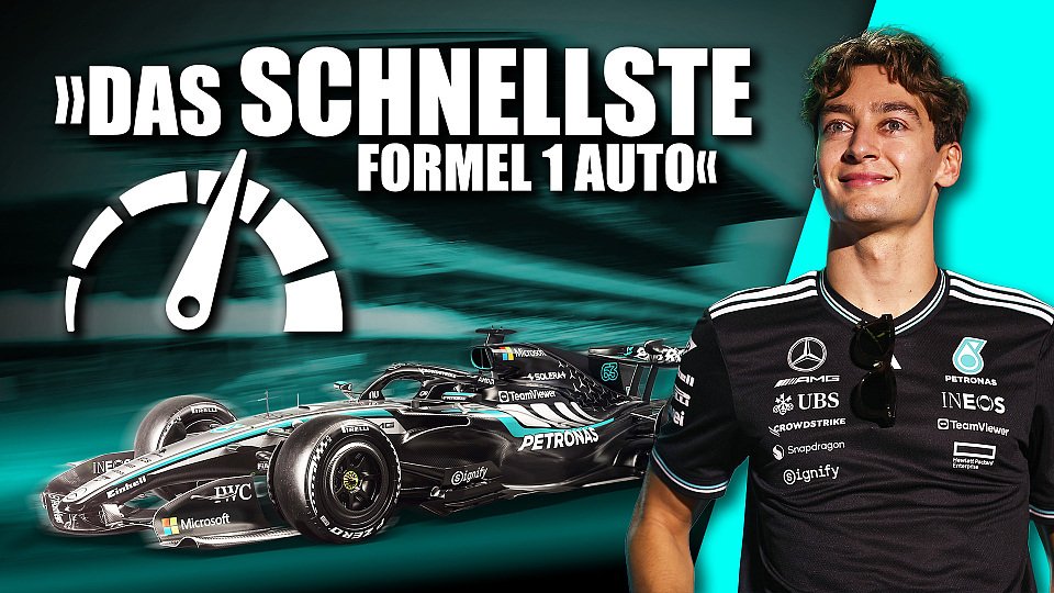 George Russel ist begeistert von den neuen Formel 1 Autos beim Test in Barcelona