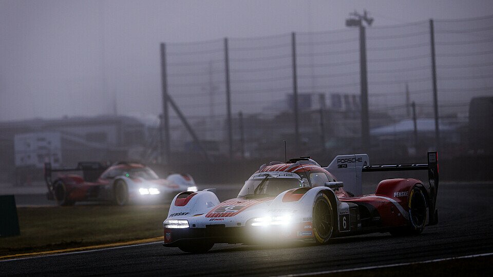 Porsche bei den 24h Daytona 2026 im Nebel