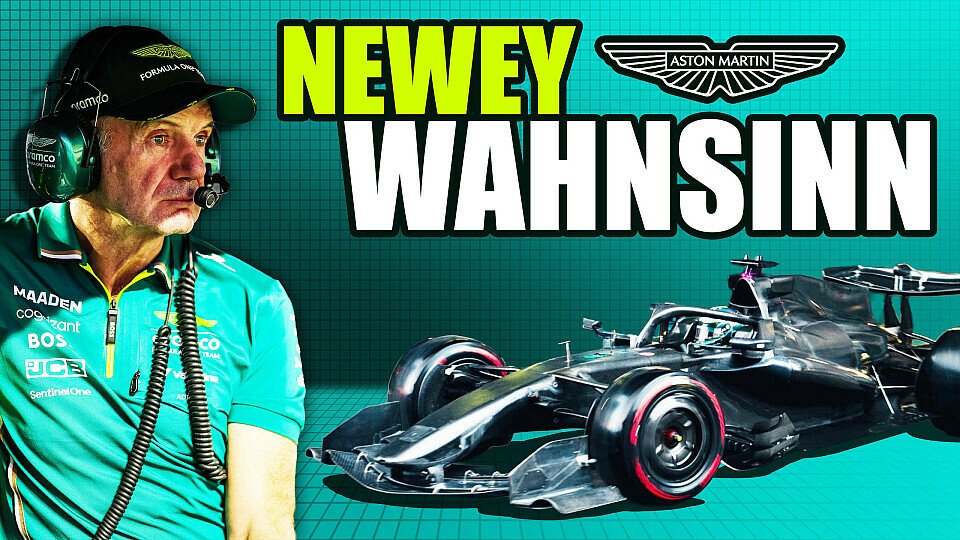 Newey Wahnsinn beim Aston Martin Test in Barcelona
