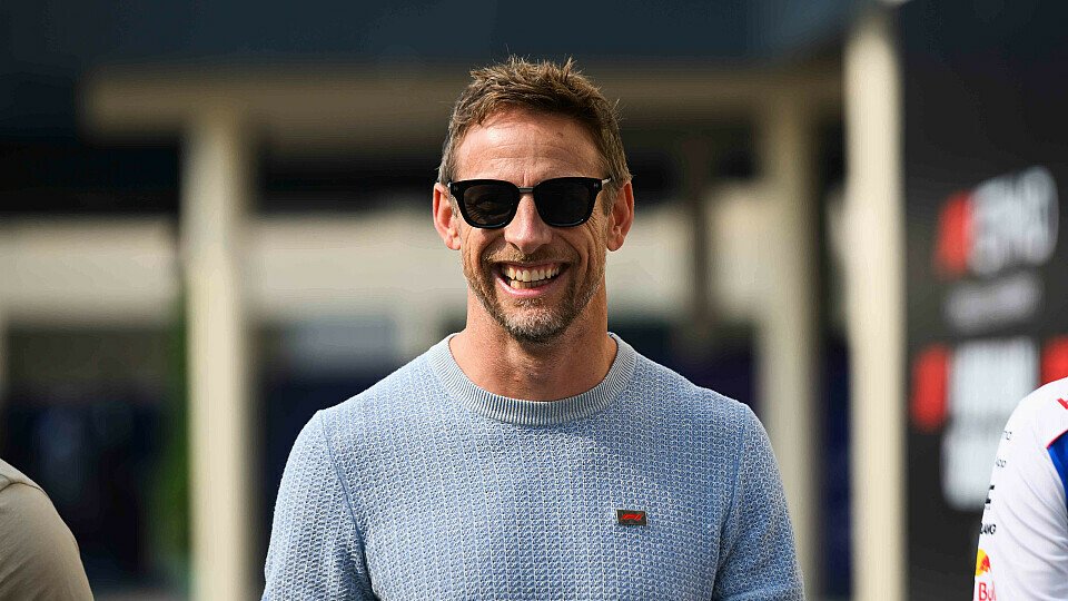 Jenson Button im F1-Fahrerlager