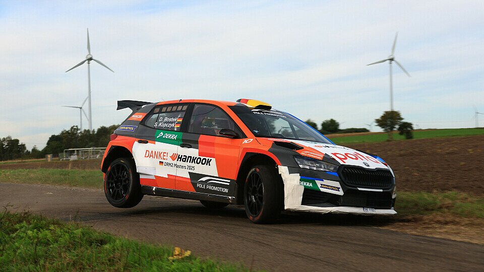 Dennis Rostek bei der Deutschen Rallye-Meisterschaft