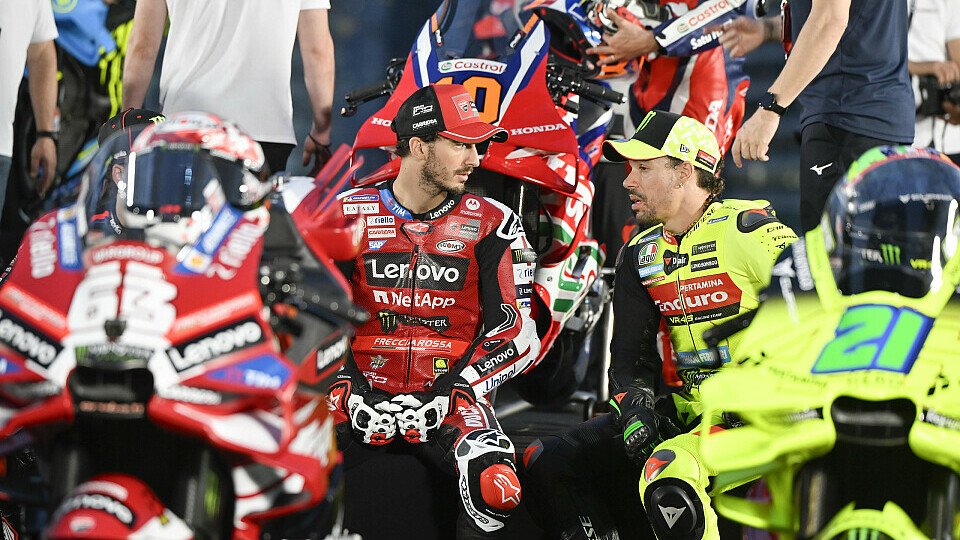 Francesco Bagnaia und Franco Morbidelli beim MotoGP-Launch-Event in Kuala Lumpur