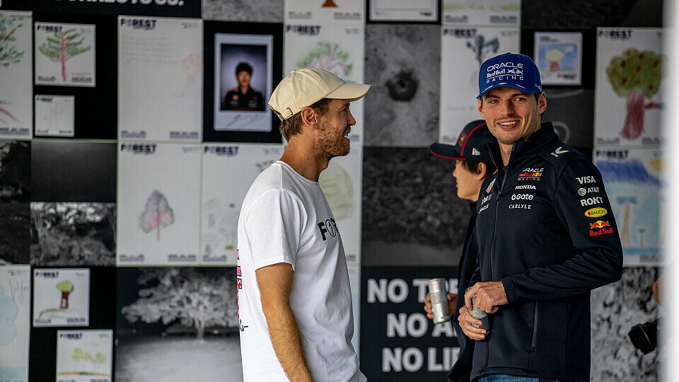 Max Verstappen und Sebastian Vettel