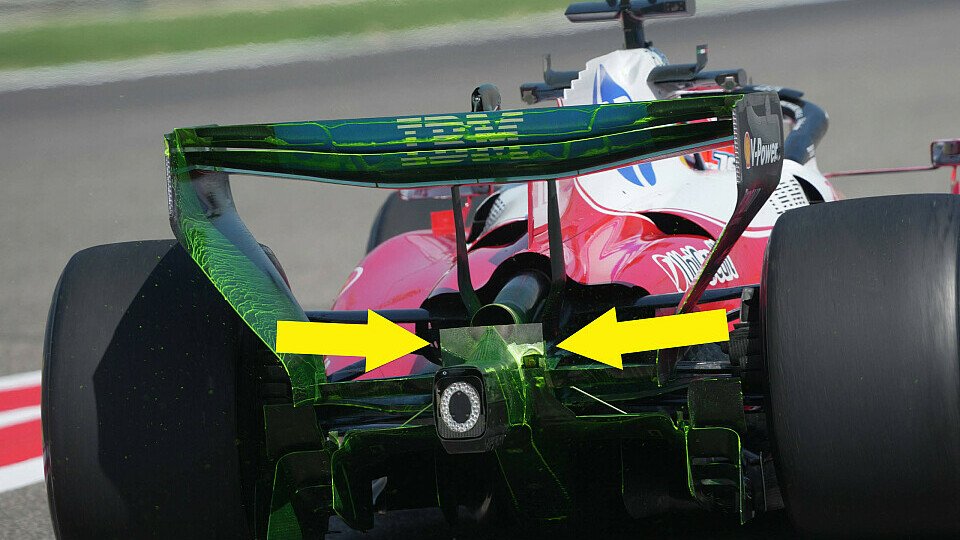Technik-Detail am Ferrari SF-26 bei den Formel-1-Testfahrten 2026 in Bahrain