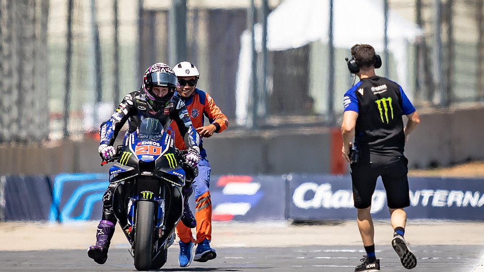 Die neue Yamaha streikte auch im Buriram-Test mehrmals, Foto: Ronny Lekl (gp-photo.de)