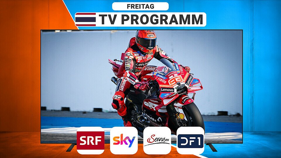 TV Programm zur MotoGP in Thailand am Freitag
