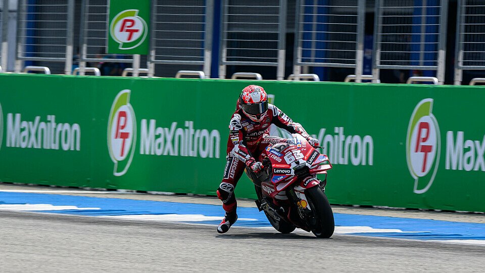 Francesco Bagnaia scheiterte im Regenpoker, Foto: IMAGO / NurPhoto