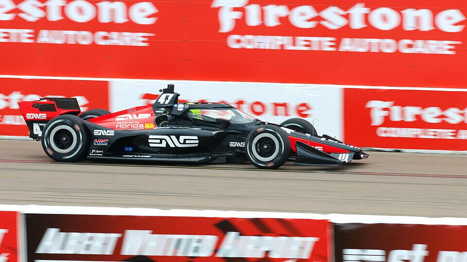 Mick Schumacher in seinem IndyCar-Auto in St. Petersburg. Mick Schumacher in seinem IndyCar-Auto in St. Petersburg.