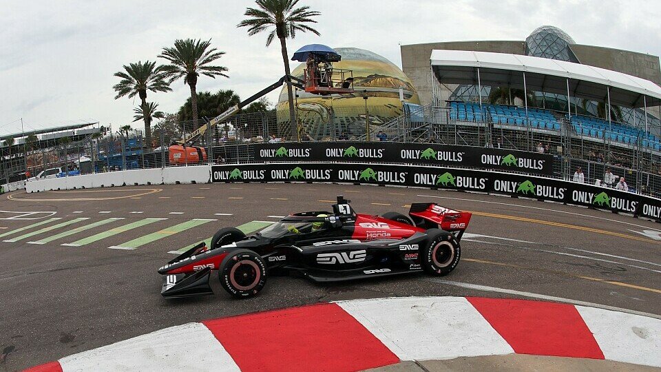 Mick Schumacher mit RLL beim IndyCar-Rennen in St. Petersburg, Florida, USA Mick Schumacher mit RLL beim IndyCar-Rennen in St. Petersburg, Florida, USA