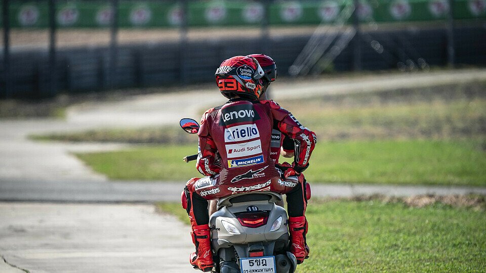 Marc Marquez erlitt in Buriram einen Defekt an der Felge, Foto: IMAGO / Anadolu Agency Marc Marquez erlitt in Buriram einen Defekt an der Felge, Foto: IMAGO / Anadolu Agency