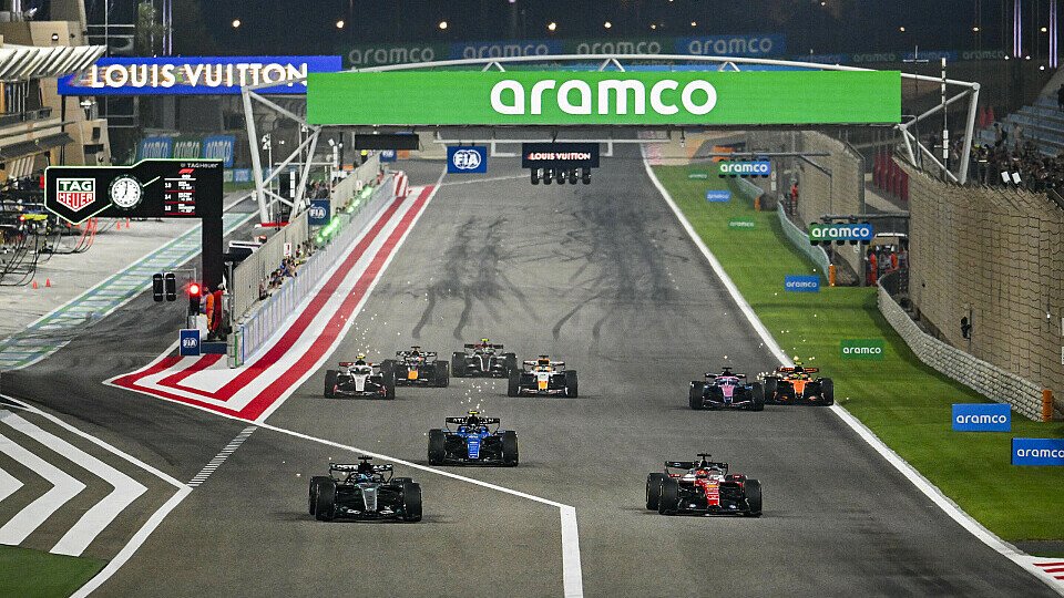 Start bei Wintertest in Bahrain