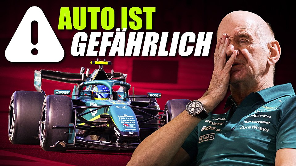 Adrian Neweys Aston Martin ist eine Gefahr