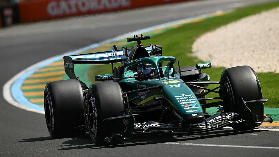 Lance Stroll im Aston Martin