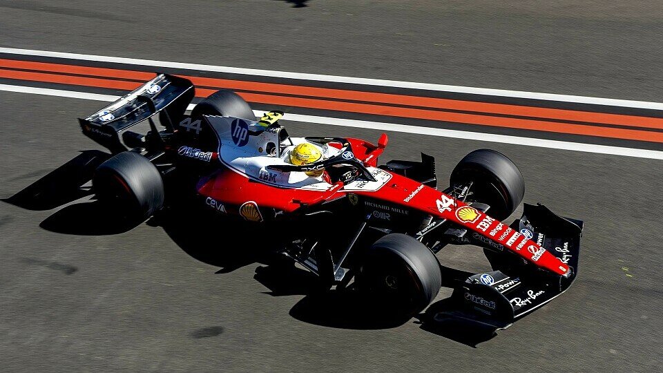 Lewis Hamilton im Ferrari