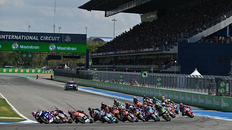 Der Moto2-Start in Buriram