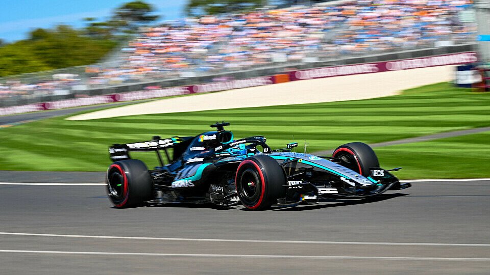 George Russell im Mercedes