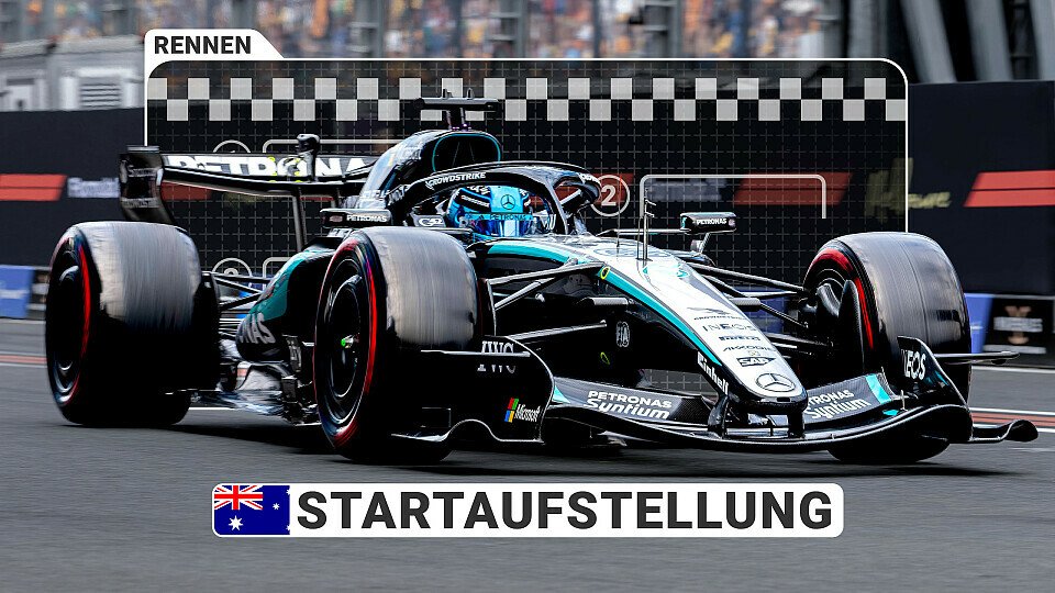 Startaufstellung zum Australien GP