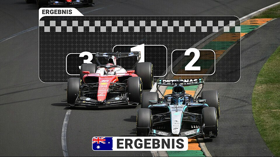 Ergebnis zum Formel 1 Auftakt in Australien